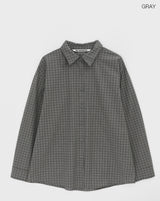 [MADE] Dellove Loose Fit Check Shirt