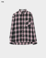 Spray check shirt