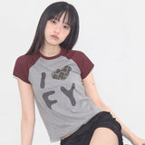 I LOVE FY TEE (GRAY) F25QB102