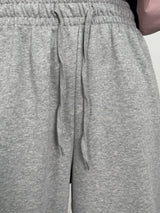 (UNISEX) DOUBLE-LINE STRING WIDE LOOSE-FIT FLEECE TRAINING PANTS - 6 COLOR