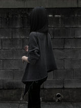 ストラップ フレイ ニット カーディガン(2color)