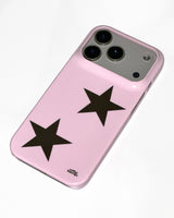 [made] mods black star phone case (glossy hard)