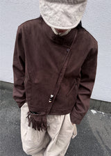  SUEDE MOTO JACKET