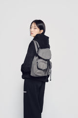 24FW BASIC LOGO TRIANGLE POCKET BACKPACK KHAKI