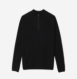 No.1362 raglan half neck zip muscle T