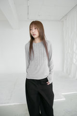 frill rain span top(3colors)