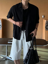[SET] LMN Martin Air Cool Oversized Linen Shirt + Niel Air Cool Linen Bermuda Pants