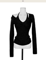 charlotte bust twist slit top
