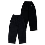 ML WIDE BALLON PANTS BLACK  / WHITE