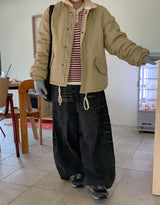 Jukut Wool Bomber Padding Jumper