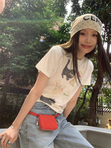 キューティアニマルショートスリーブTシャツ