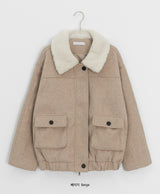 Pilance Quilted Fur Collar Jacket