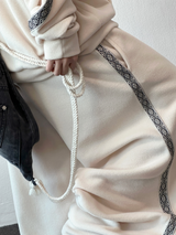 Bohemian Side Track Fleece Balloon Long Pants 🖤 3 Colors