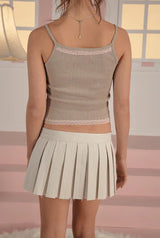 Be messy tank top - beige  