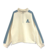 UNISEX デニムライン裏起毛スウェット