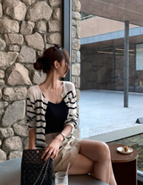 Rear Cotton A-line Mini Skirt / 2 colors