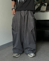 HS Rivet Line Nylon Balloon Pants (2C)