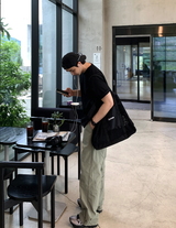 [Limited Quantity] ルック ステーブル 2WAY クーリング ナイロン ワイド バンディング パンツ