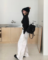 Middle Carpenter Detail Long Pants
