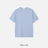 [S/S] ストライプオーバーフィット半袖Tシャツ(7coolor)