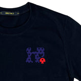 DOT HOLY LOGO SLIM FIT SHORT SLEEVE TEE_BLACK&NAVY