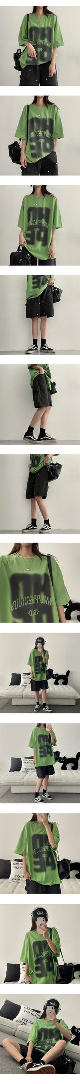 Forbbbler Oversized Fit Short Sleeve Tee