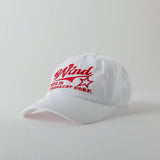 ウィンドウォッシュドコットンボールキャップ / WHITE