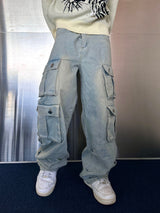4 Take light blue denim