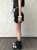 Coco Frill Layered Skirt Pants