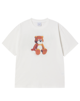 25FW ACテディーベア半袖Tシャツ クリーム
