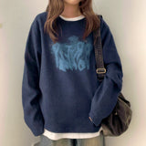 Zabel Brush Raglan Napping Long Sleeve Tee
