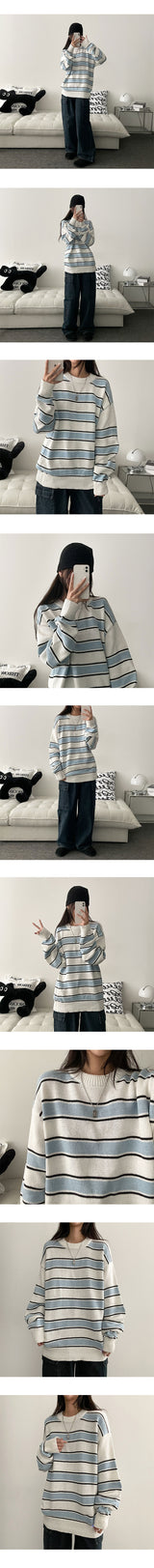 Raffle Two-Tone Coloring Unit Raffle Fit Knitwear