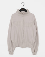 Vigent Lettering Patch Track Two Way Sweat Zip-Up