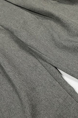 Double Pleat Curved Trousers