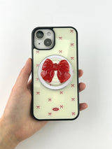 レッドビッグリボンMagsafeスマートトック
