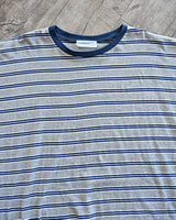 BHNY LOOSE FIT SLIT STRIPED LONG SLEEVE T-SHIRT