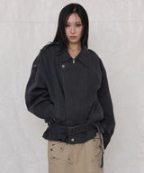 ws ovジャケット (dark grey)