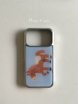 Pony Epoxy Silver Case