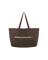 Heart Logo bag big ver. - Brown