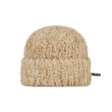 VARZAR Safety Pin Fur Beanie / Beige