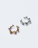 Wild Rose Wreath Ring Silver
