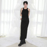 Pocket Maxi Skirt - BLACK