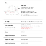 VA Curved Logo Round Frill Bucket Hat / Black