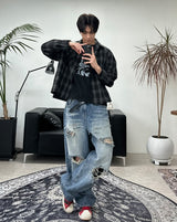 サエルグラフィッククロップ半袖Tシャツ