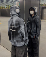 Anarchy Dirty Washing Hoodie Zip-up Warmer