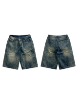 Toony denim Bermuda pants