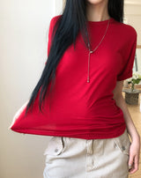 [1+1] ブレンド ベーシック レイヤリング ショートスリーブ