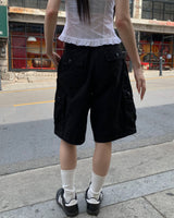 Vintage cargo bermuda pants
