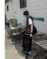 ウィーバー プリント オーバーサイズ ハーフスリーブ Tシャツ