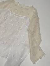 [SET] Daisy See-through Blouse Set